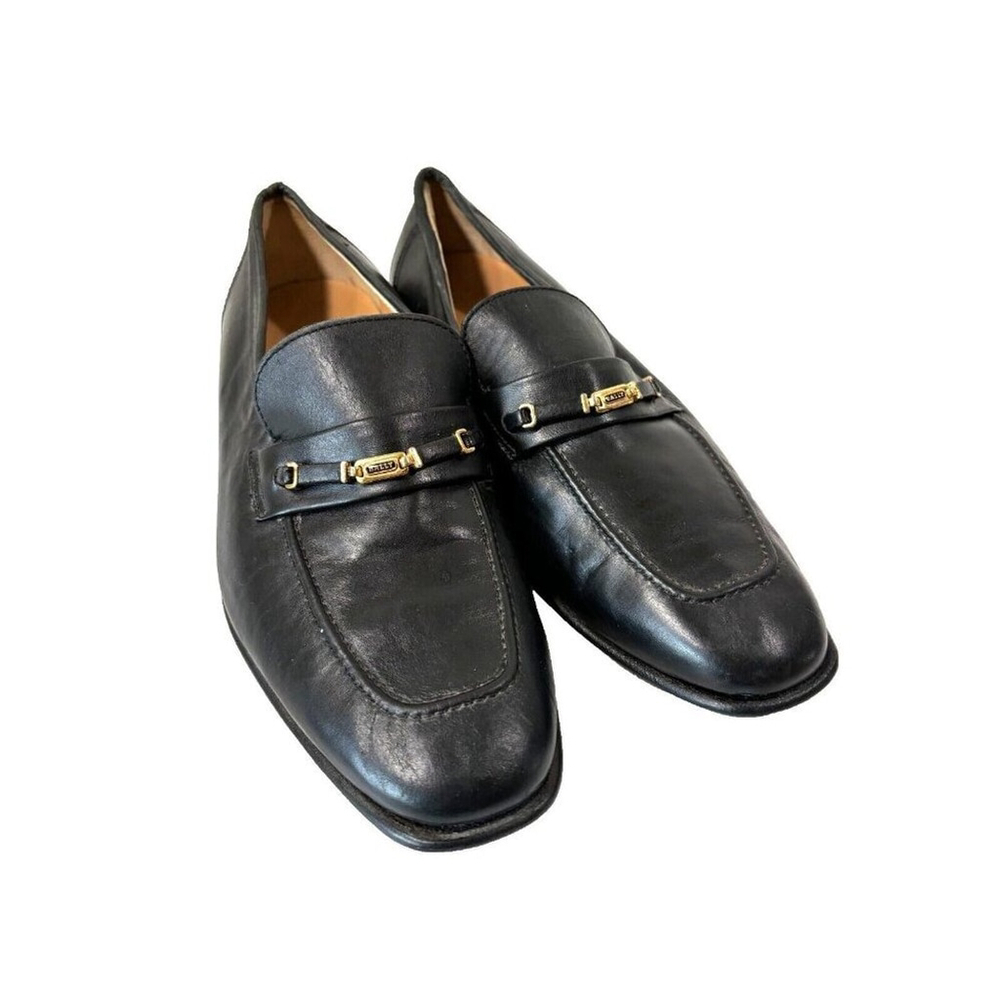 BALLY Bally Cortel loafers logo leather shoes size 8